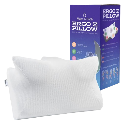 Ergo Z Pillow – Relieve Neck Pain & Sleep Better Tonight